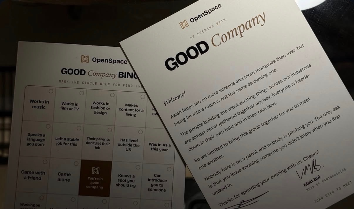 Good Company welcome cards