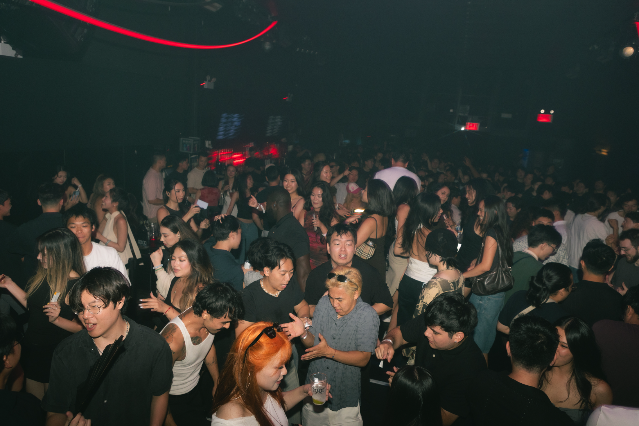 A packed floor at Hanami Nights